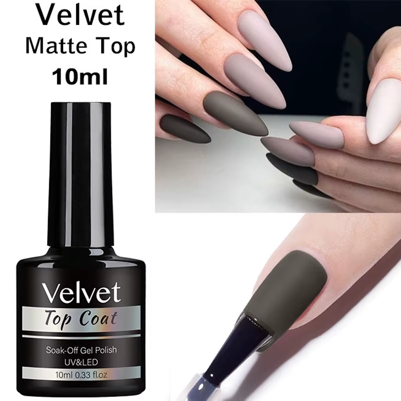 NAILCO 10ml velours couche de finition Gel Nail Art mat
