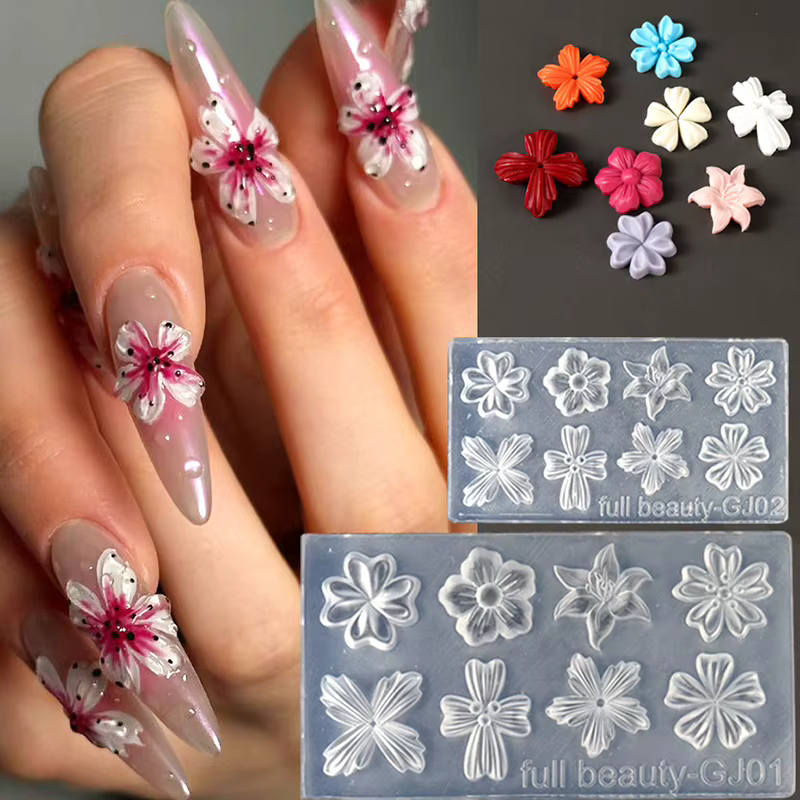 Moule à ongles en Silicone