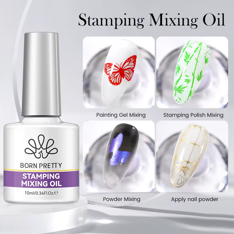 BORN PRETTY 10ml estampage mélange peinture à l'huile Gel