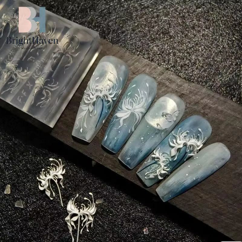 Moule en silicone 3D pour ongles