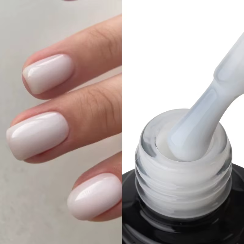 MSHARE lait blanc laiteux Base Gel vernis Camouflage couleur caoutchouc