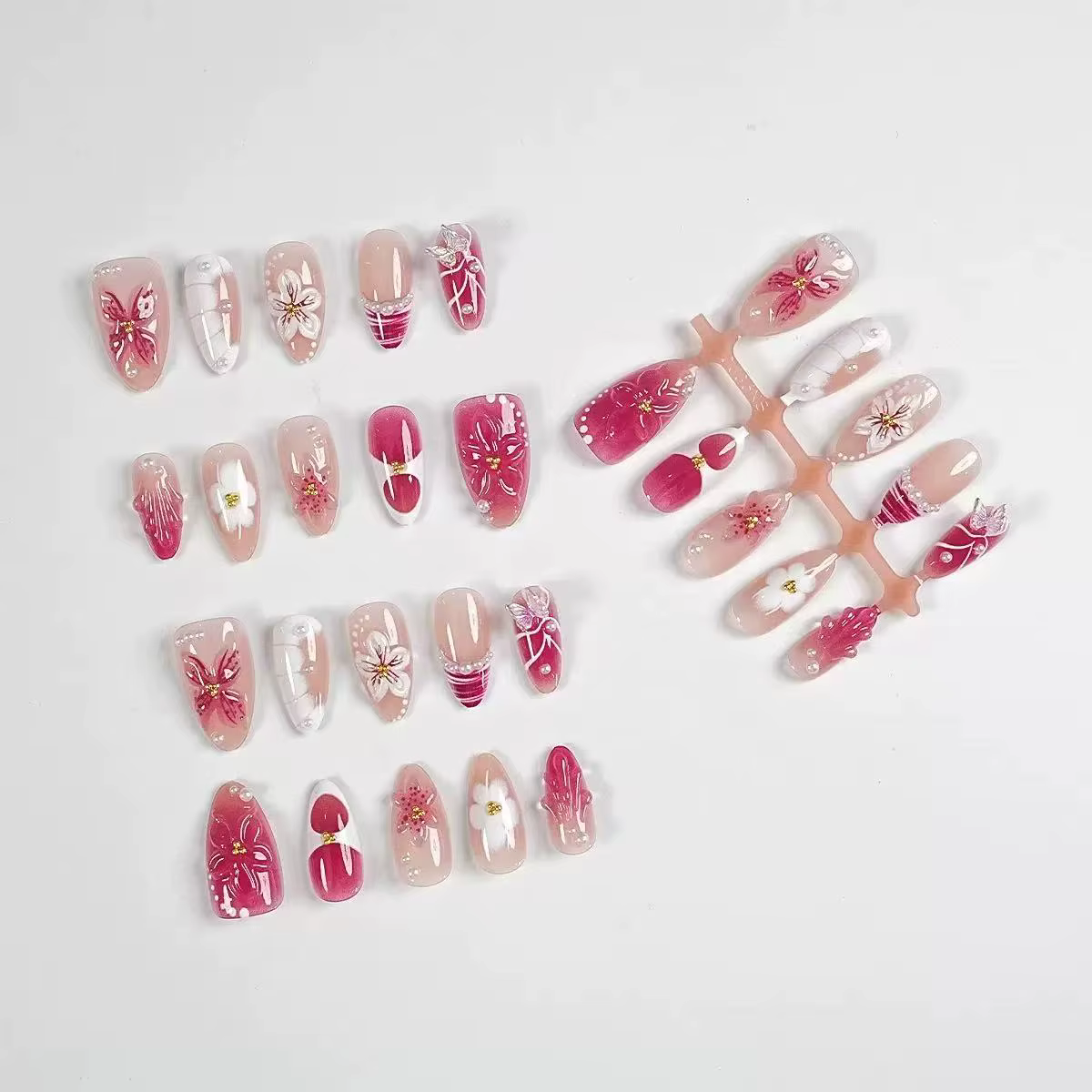 Faux ongles press-on faits main