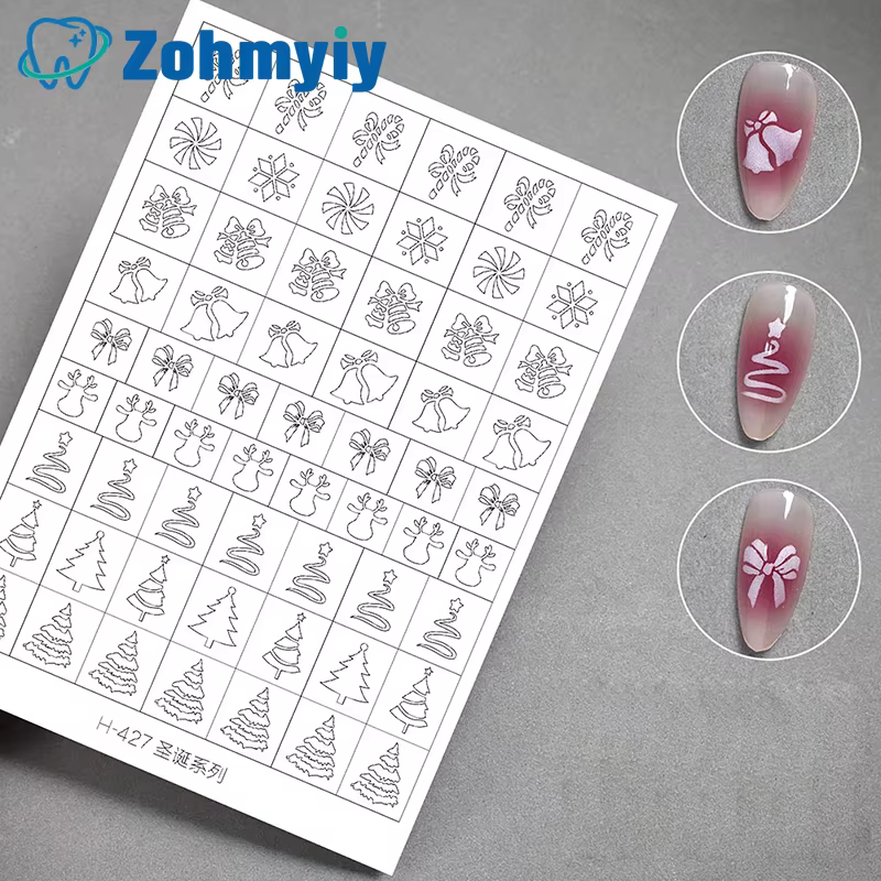 Pochoir d'aérographe pour ongles