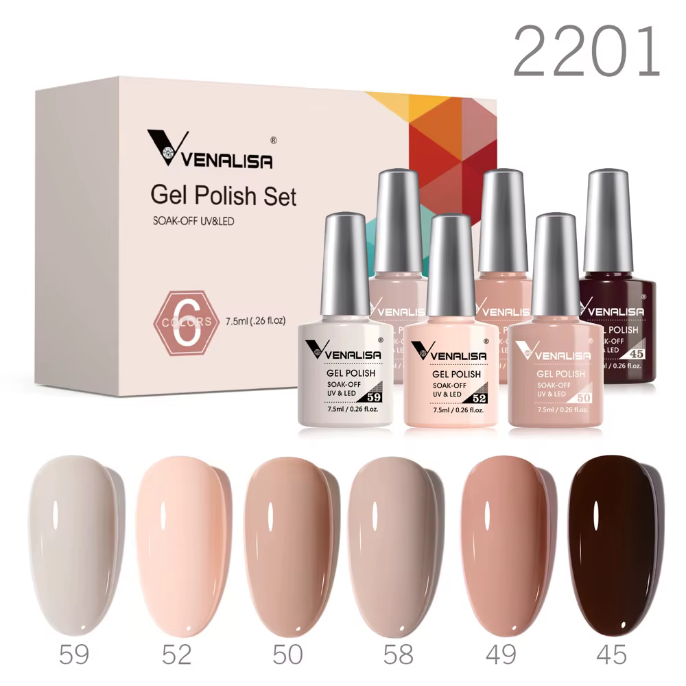 Venalisa-Verhéritage à Ongles Gel Neon Summer