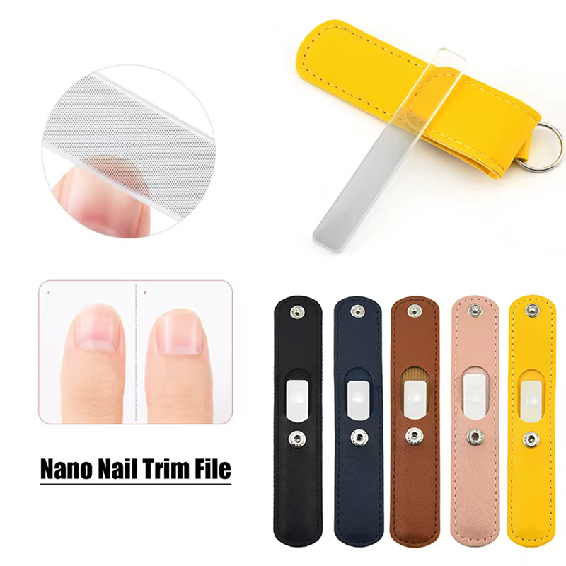 Lime à ongles professionnelle en verre Nano