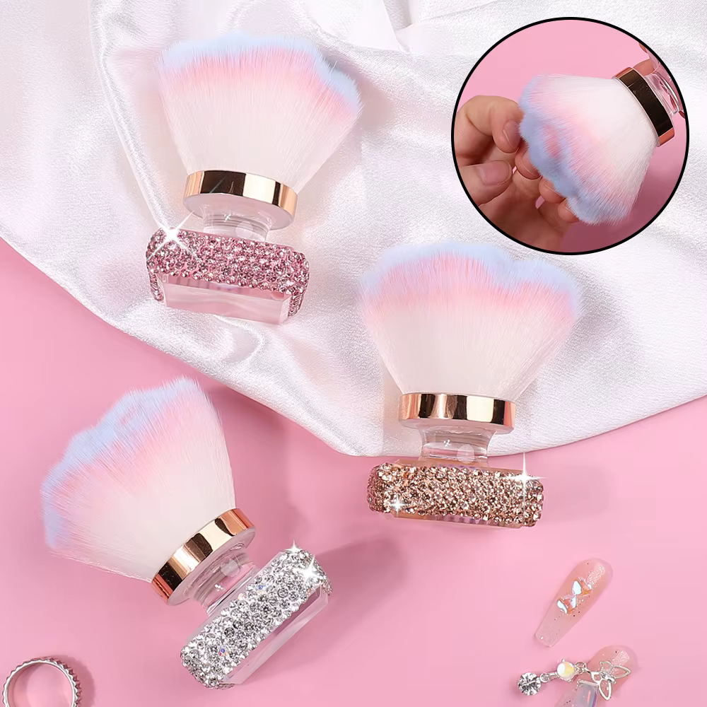 Brosse à tête de Rose en diamant pour Nail Art