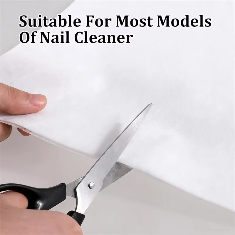 100 feuilles filtre collecteur de poussière d'ongle aspirateur d'ongle collecteur papier filtre Nail Art aspirateur filtre papier tampon d'aspirateur