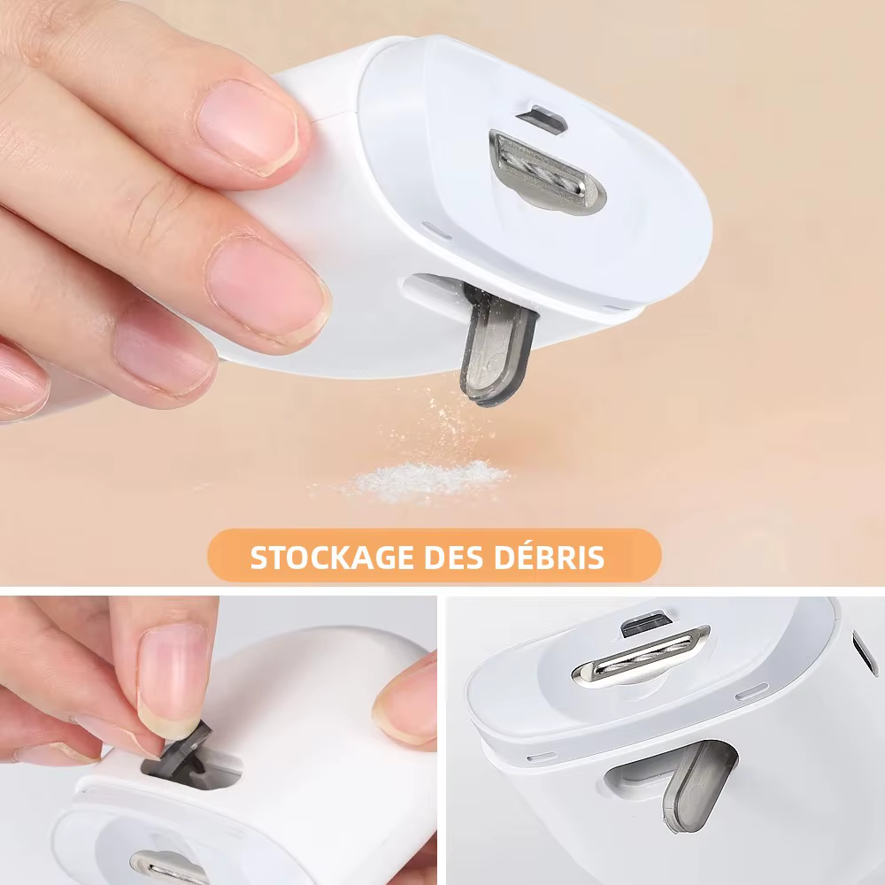 Coupe-ongles électrique automatique avec coupe-ongles léger