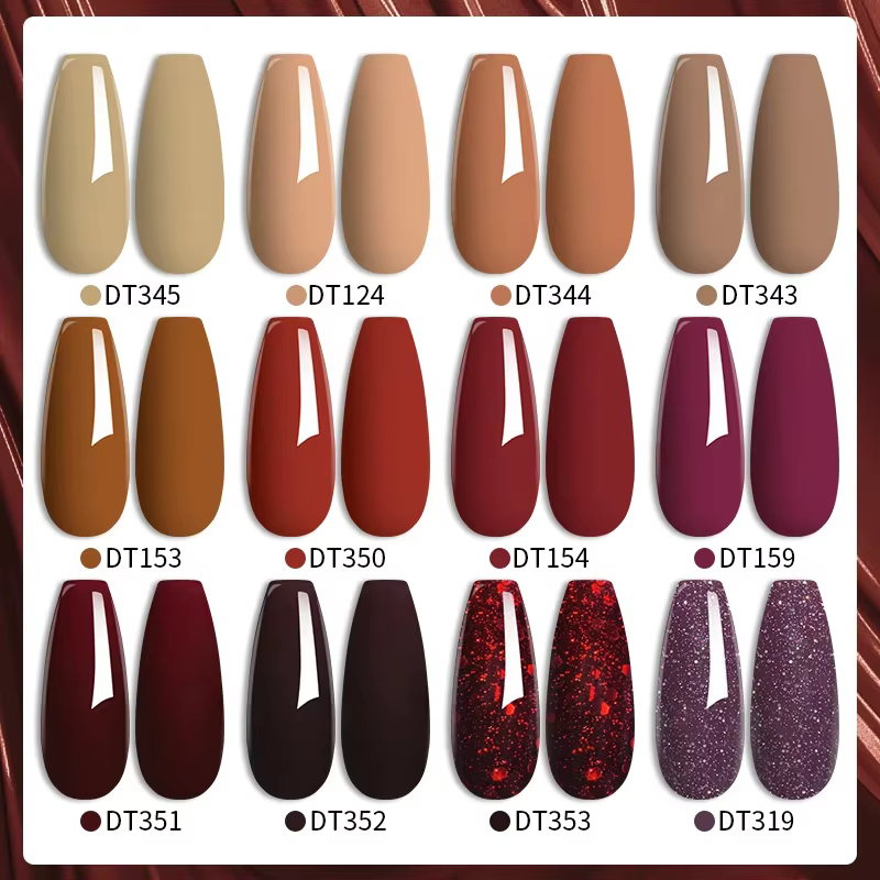 Vernis à ongles Gel marron café