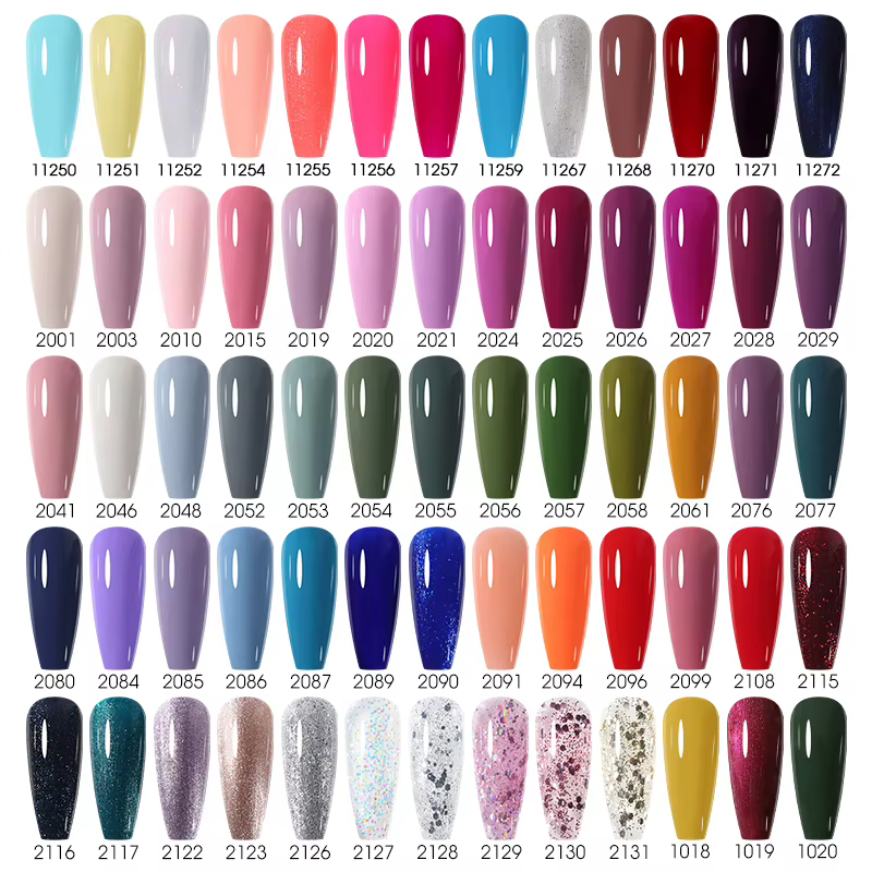 NAILCO 15ml Vernis à Ongles Gel Néon Fluorescent Semi-Permanent Soak-Off UV LED Hybride pour Manucure et Nail Art -