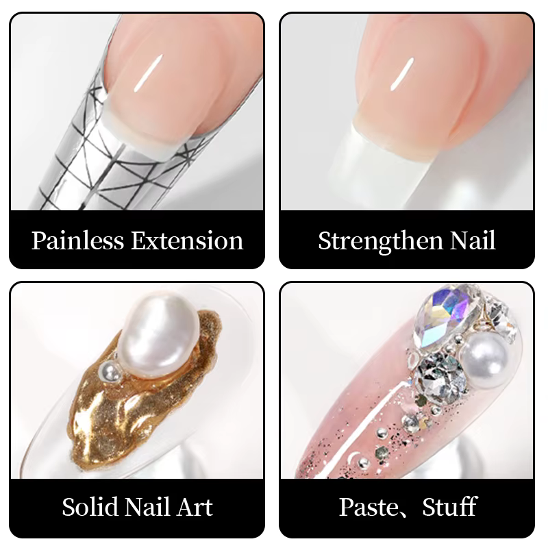 OXXI 56ml UV Extension d'ongle Gel semi-permanent constructeur vernis manucure Poly ongles Gellac acrylique Gel