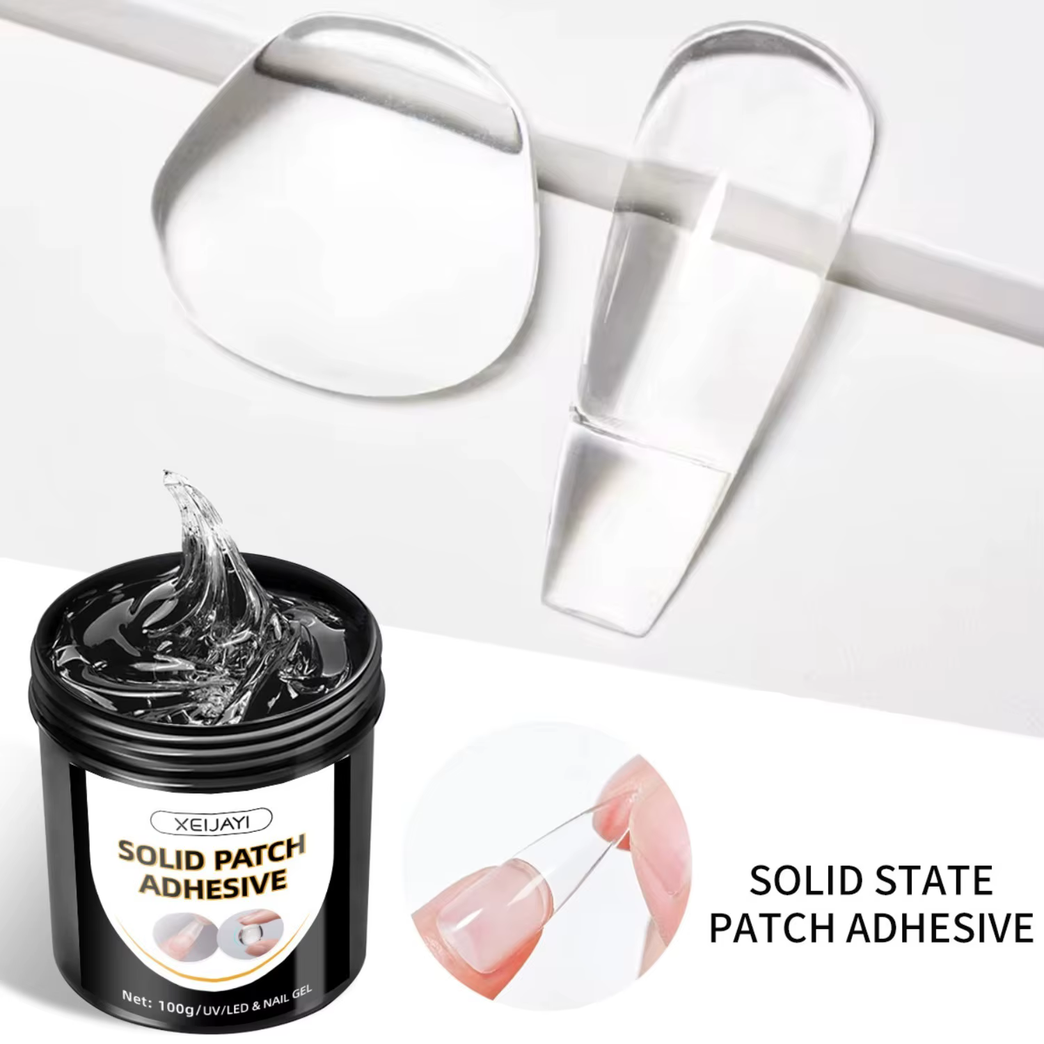 Gel adhésif solide pour ongles 20/30/100g