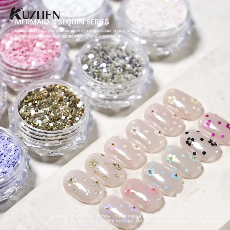 Mini paillettes scintillantes pour ongles