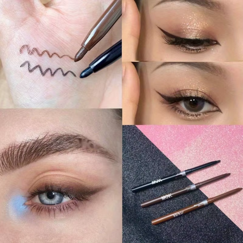 Crayon Eyeliner Gel lisse, imperméable, longue durée, Ultra-fin, naturel, doux, sans taches, noir, marron, stylo de maquillage pour les yeux