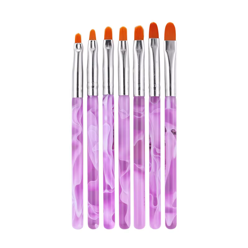 Lot de 7 pinceaux pour Nail Art