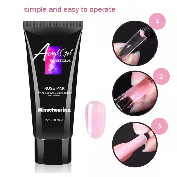 15ml Extension d'ongle Gel ongles construire Poly