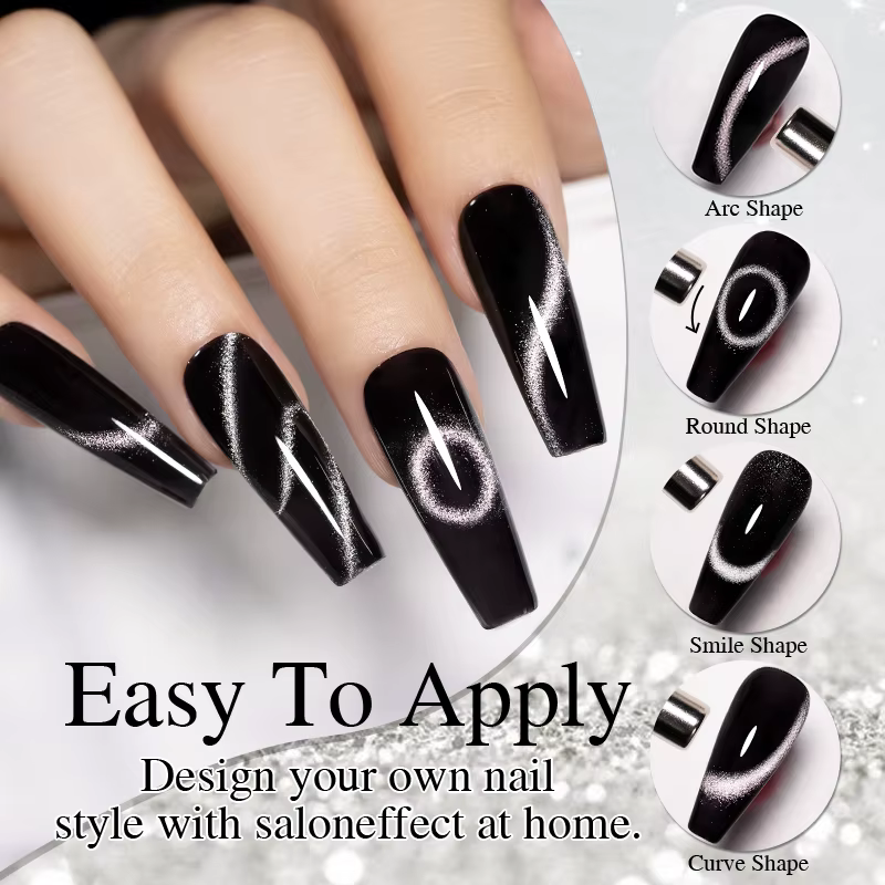 Vernis à ongles Gel à paillettes magnétiques