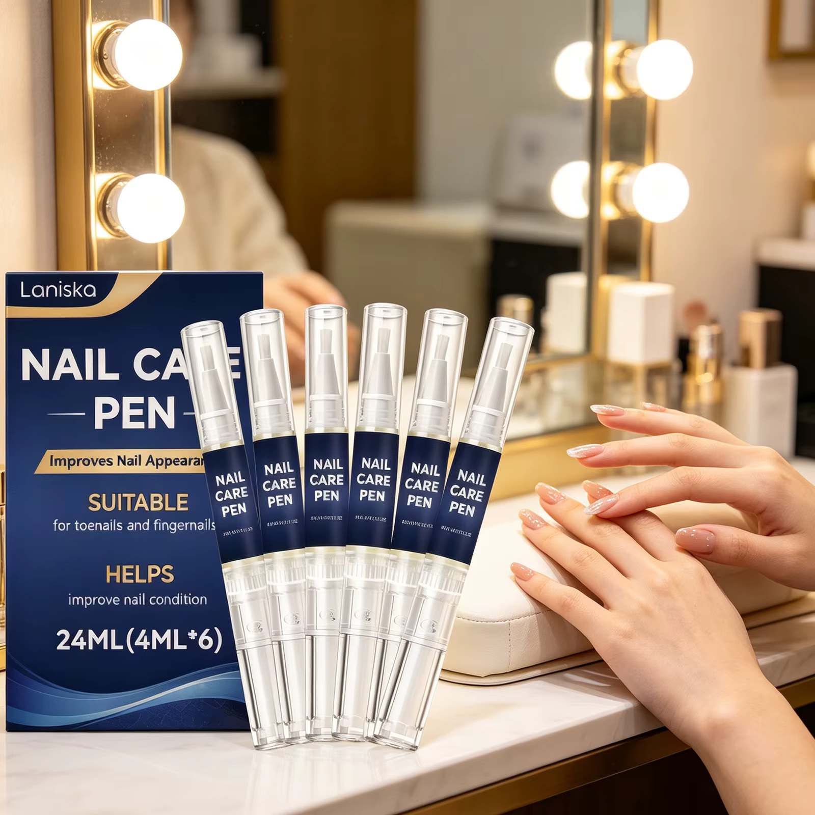 Stylo Réparateur pour Ongles : Réduit les Fissures