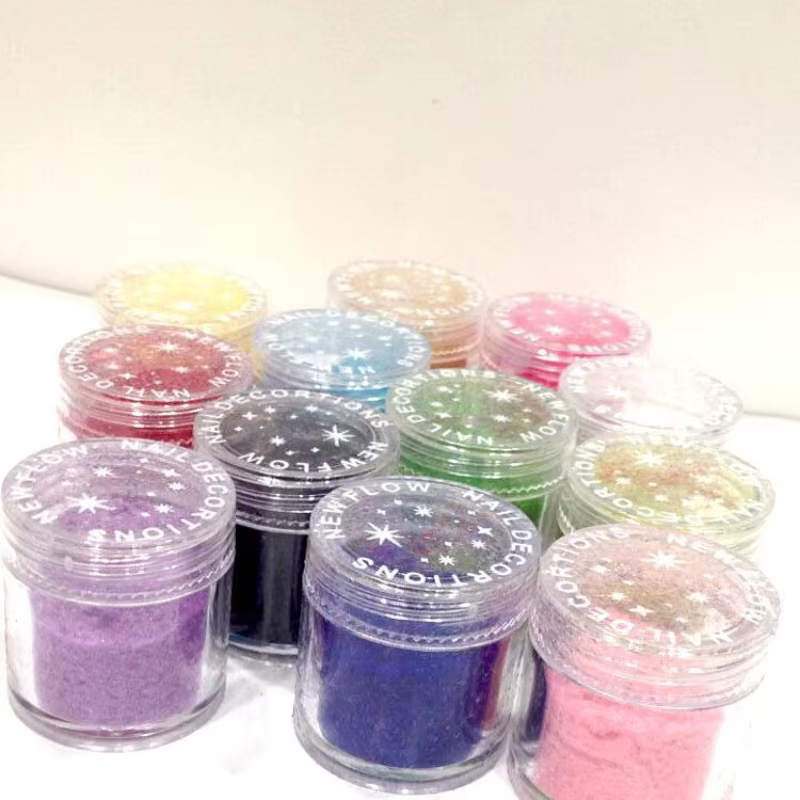 Poudre de velours pour ongles d'hiver