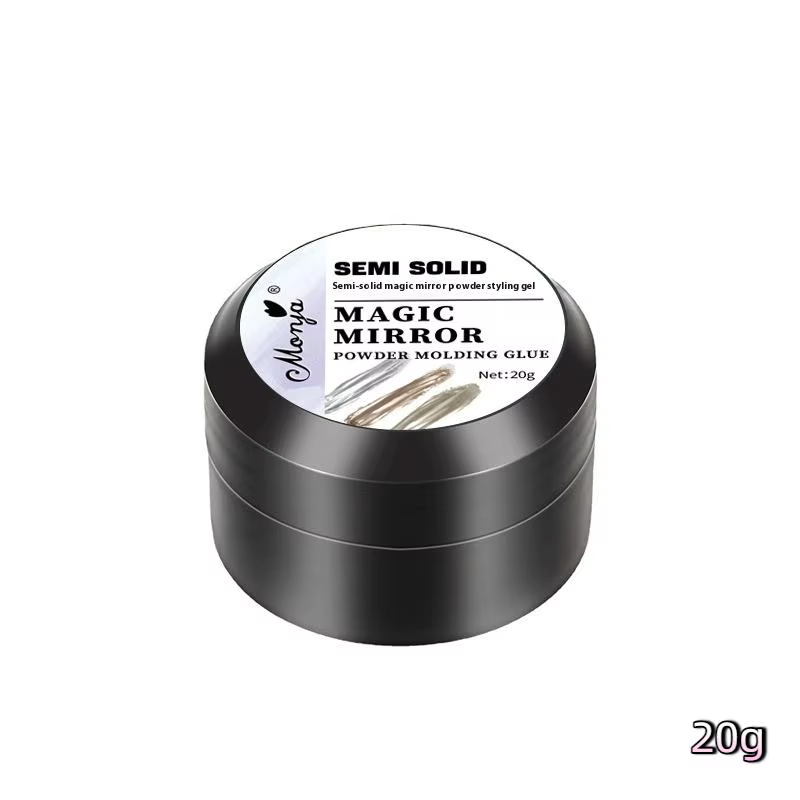 Miroir magique ongles modélisation Gel semi-solide UV LED 3D modélisation sculpture colle Durable manucure Art Salon de manucure outils de décoration