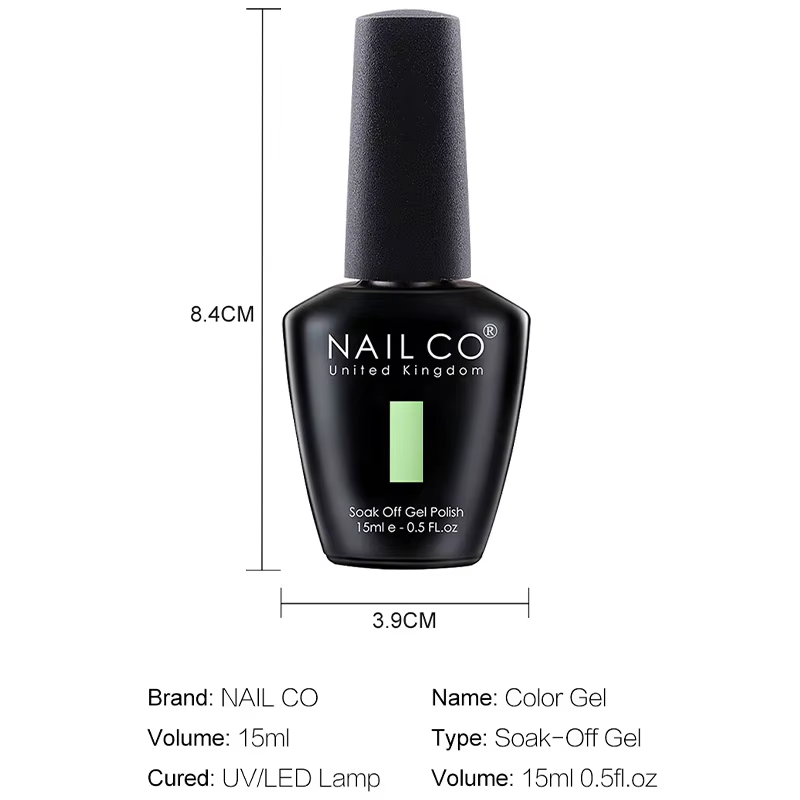 NAILCO ongles Art Hema TPO gratuit 15ml Gel vernis couleurs