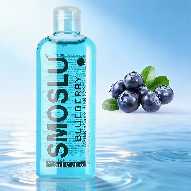 Gel lubrifiant à base d'eau Cherry – Lotion intime douce et lisse au parfum fruité, facile à nettoyer