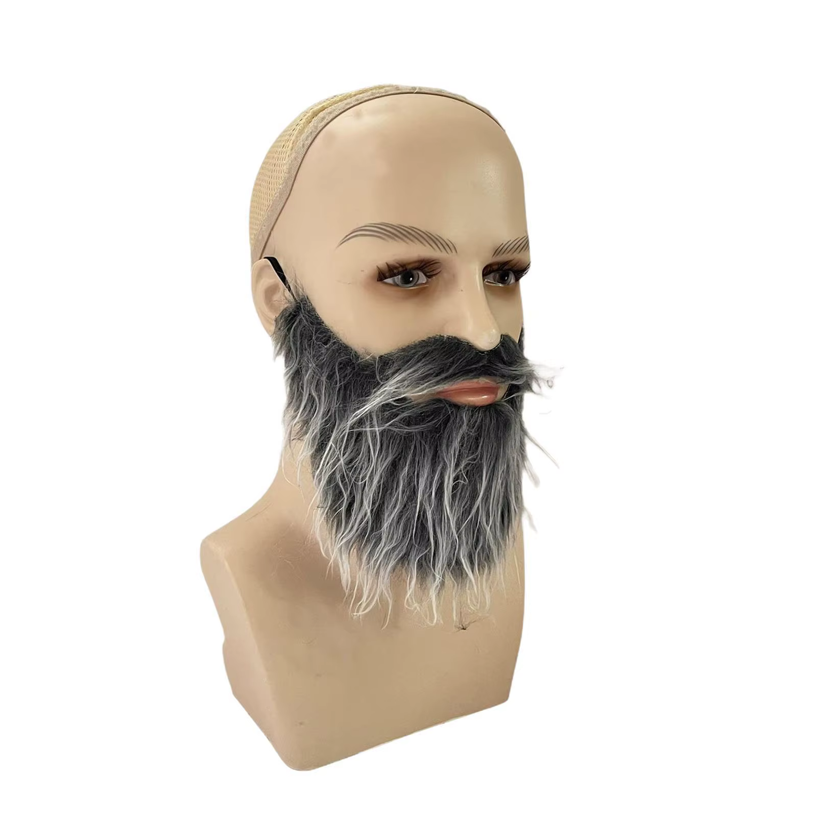 Fausse barbe réaliste déguisement pour hommes fausse moustache pour cadeaux de fête fournitures carnaval mascarade scène Performance vacances