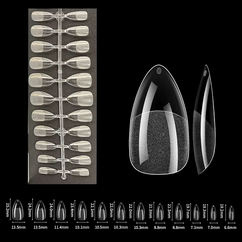 Capsules pour faux ongles, couverture complète, Gel doux, diverses formes et Styles pour Extension d'ongles professionnelle, bricolage, 120 pièces