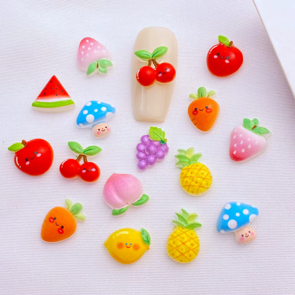 Décorations en résine pour ongles