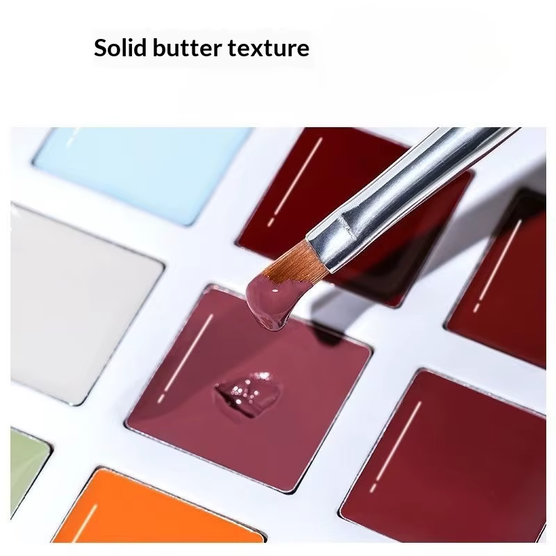 Vernis à ongles Gel crème solide 24 couleurs