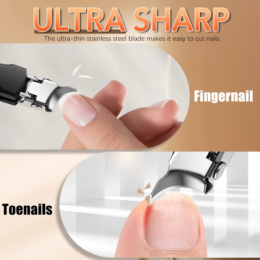 2/4 pièces/ensemble coupe-ongles ensemble ongles incarnés épais