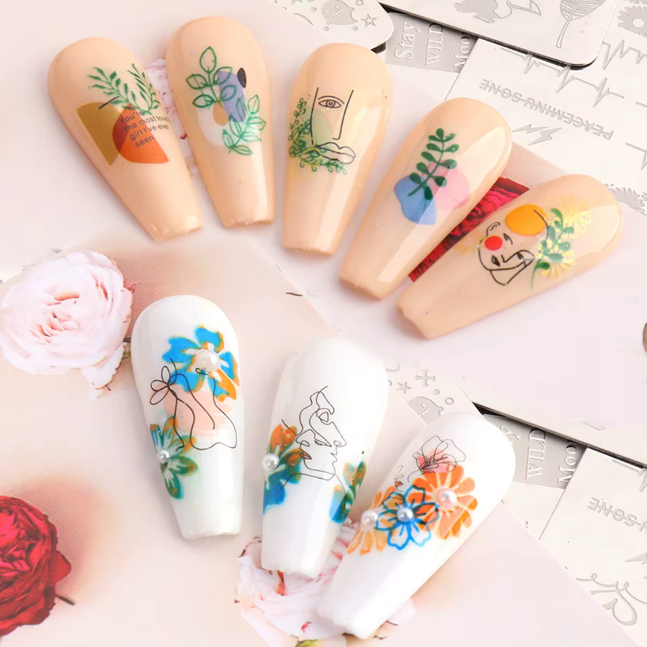 Plaque de stamping pour ongles