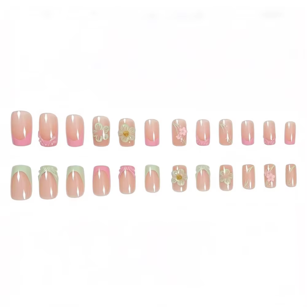 Faux ongles 3D pour femmes et filles
