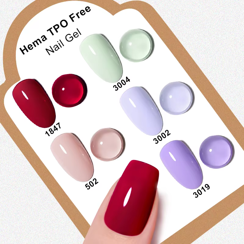 NAILCO 15ml Vernis à Ongles Gel Semi-Permanent Sans HEMA pour l'Été
