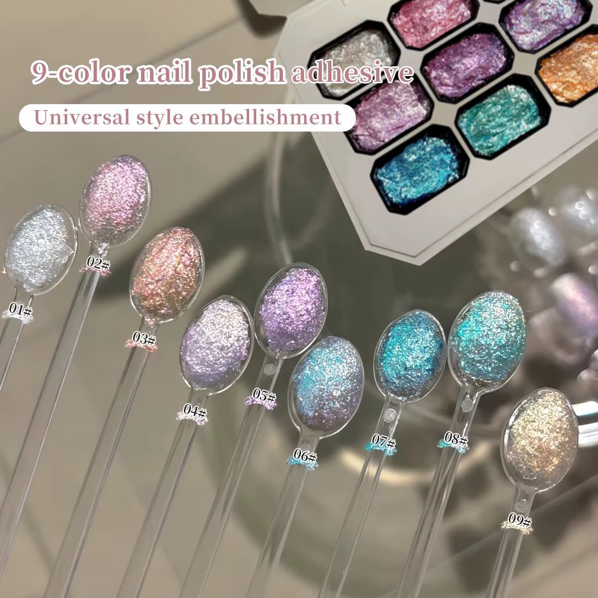 9 Couleurs Nouveau Gel à Ongles Populaire