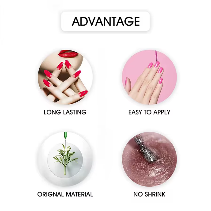 Jillnails 50 ml Gel pour ongles auto-nivelant Gel moyen pour la construction d'extensions d'ongles