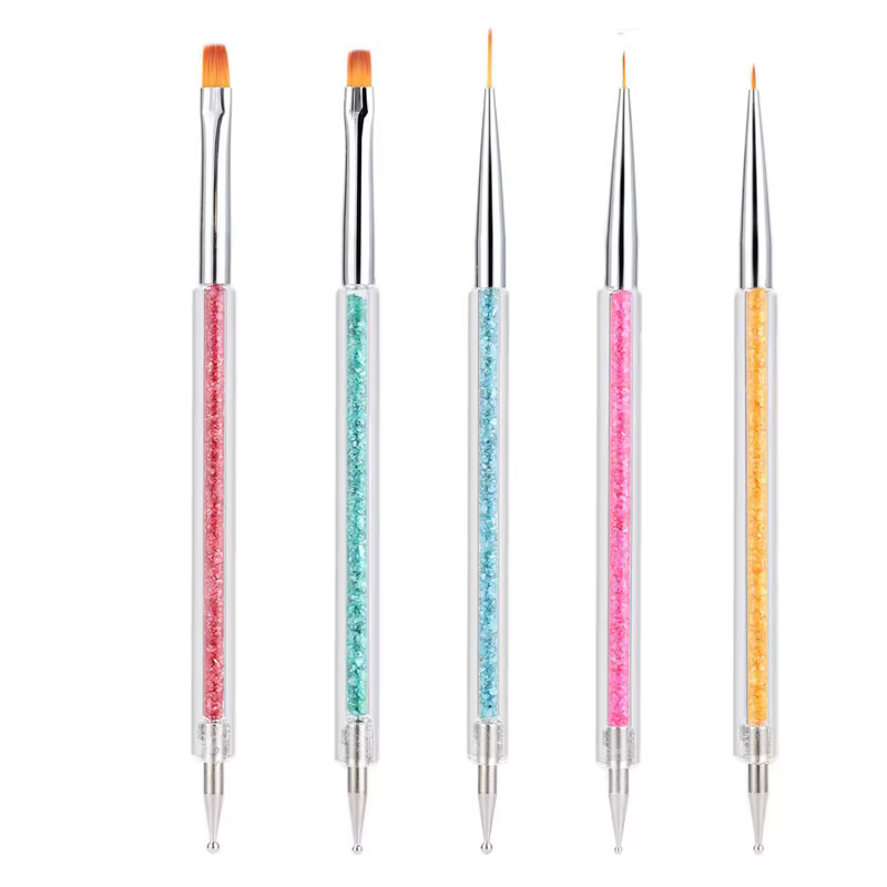 5/20 Pcs Pinceaux de Nail Art pour la Décoration