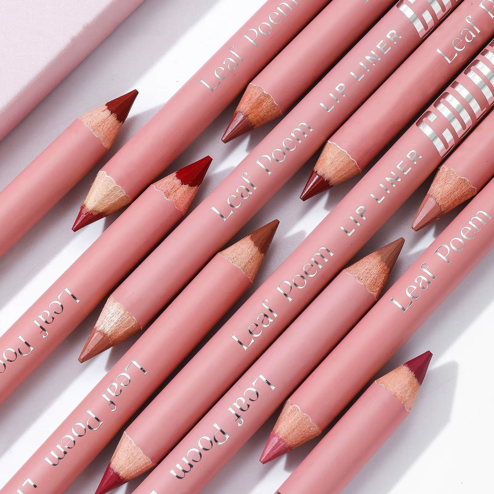 Crayon à lèvres mat 12 couleurs, imperméable, repulpant, rose, naturel, Nude, contour professionnel, maquillage pour Contour des lèvres