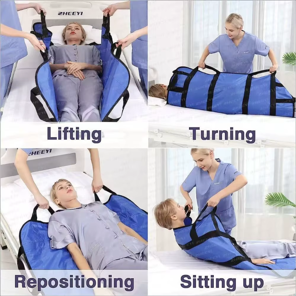 Coussin de soin réutilisable, poignées renforcées, imperméable, pour personnes âgées, lavable, haute capacité