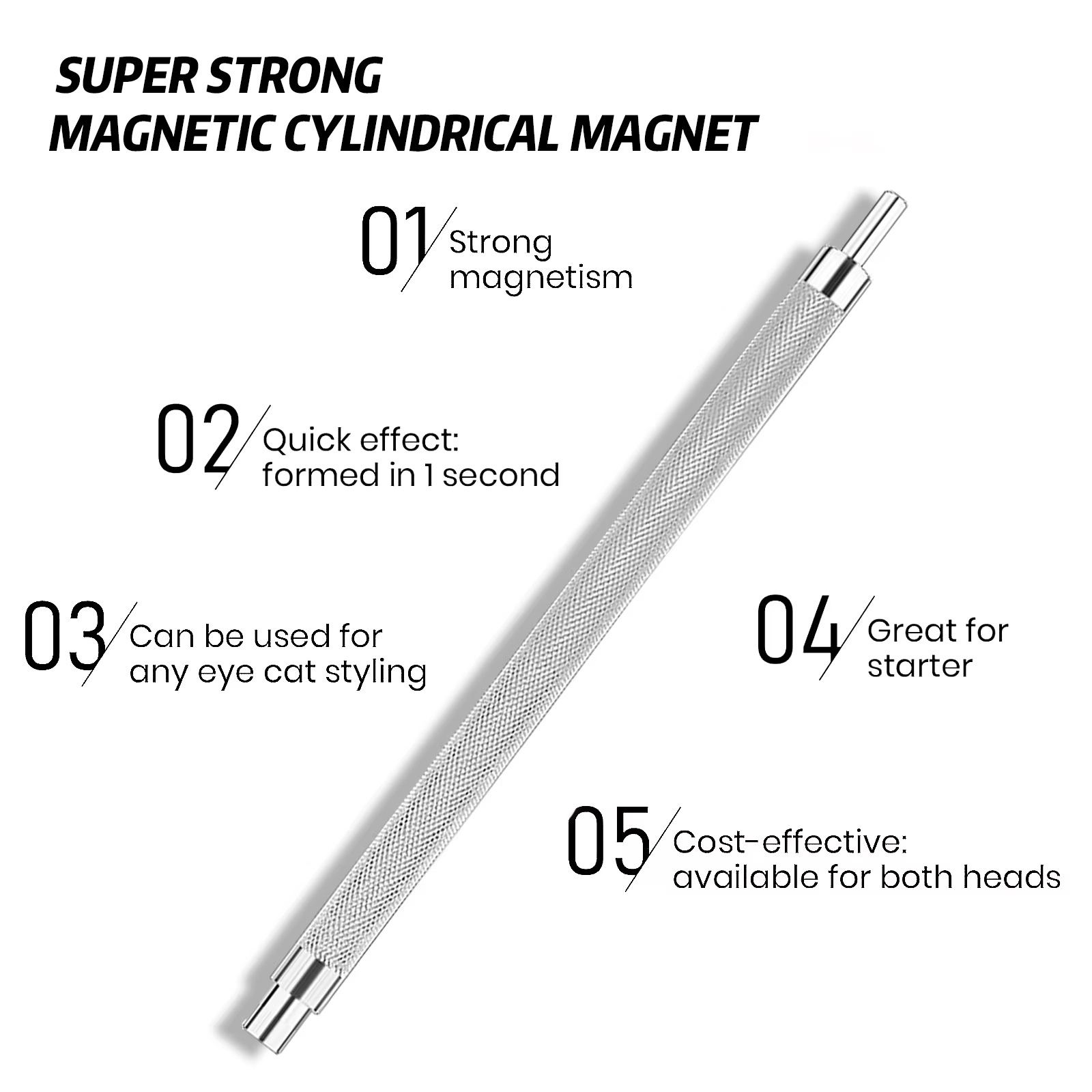 Aimants pour Nail Art, or et argent