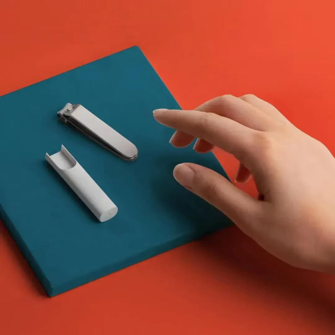 Coupe-ongles anti-éclaboussures XIAOMI Mijia en acier inoxydable 420, tranchant, durable, portable, lime à ongles avec étui de rangement