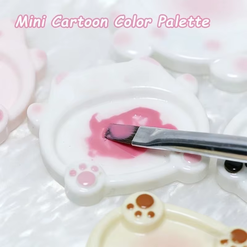 Palette de Couleurs pour Ongles Motif Cochon de Dessin Animé