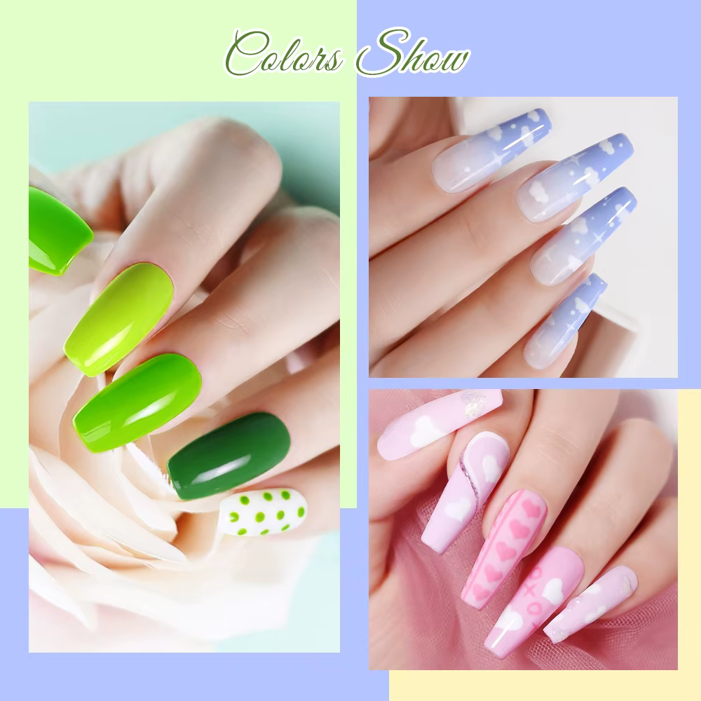  NAILCO bleu vert couleur série Gel vernis à ongles 15ml Hema Tpo gratuit