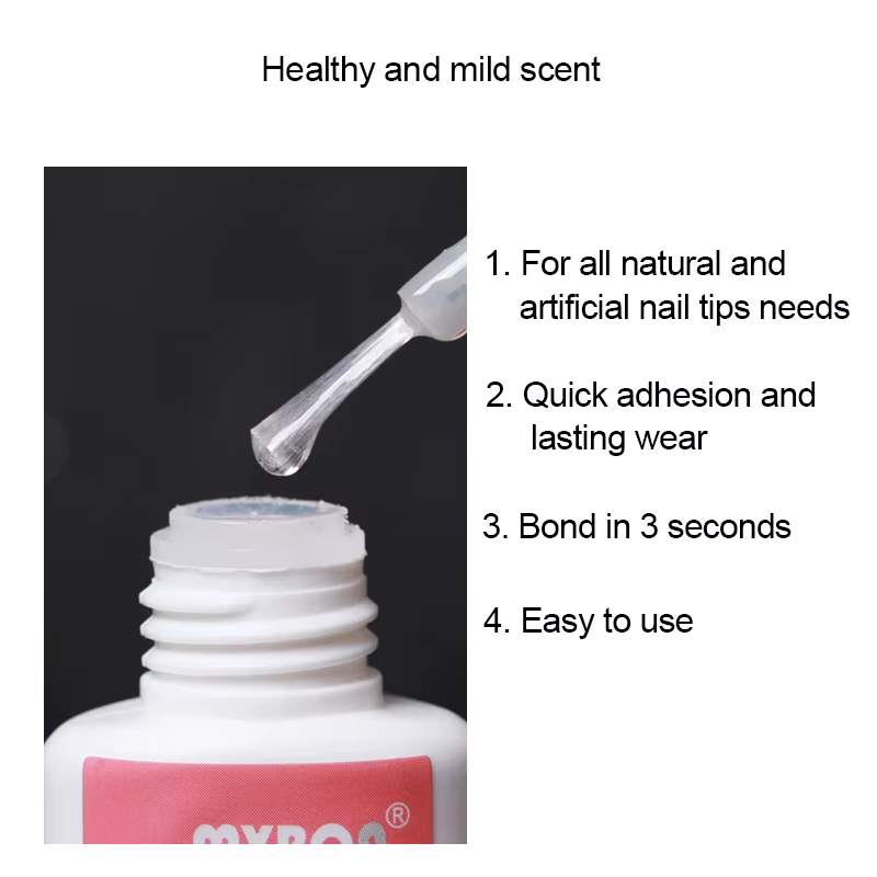 Colle à ongles super bain pour faux ongles