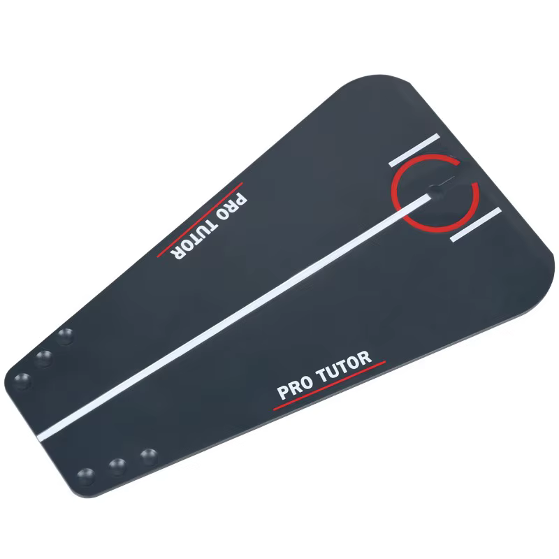 Entraîneur de tuteur de golf portable multifonctionnel, aides à l'entraînement de putting de golf, planche d'exercice guidée de putter d'entraînement intérieur