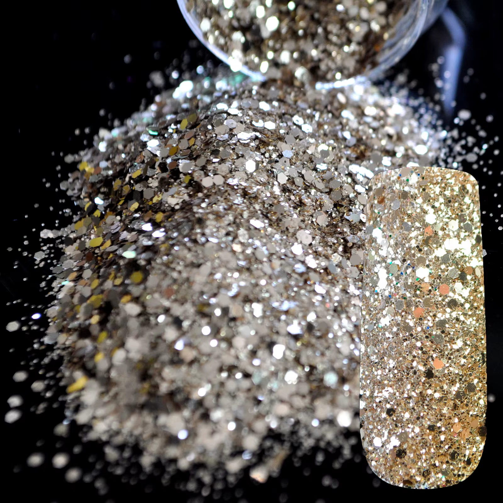 Mélange de Paillettes de Maquillage pour Nail Art