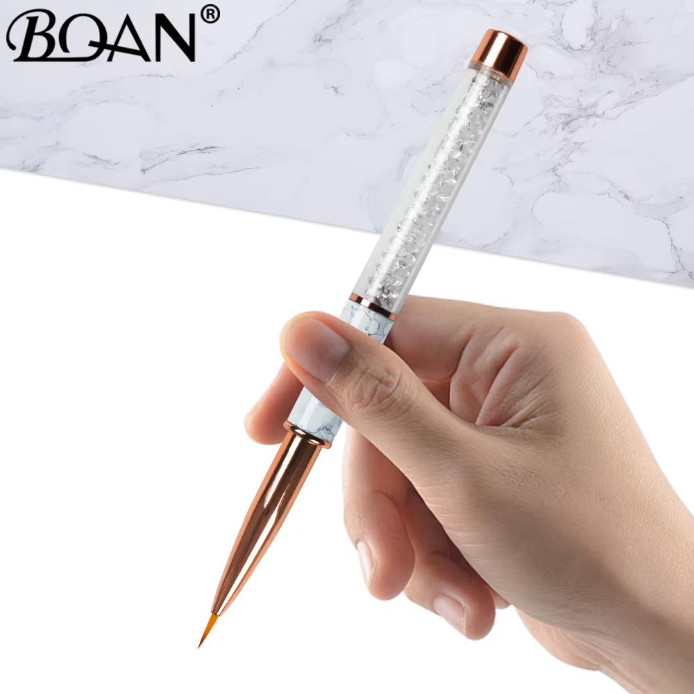 BQAN – brosse à ongles marbrée or Rose