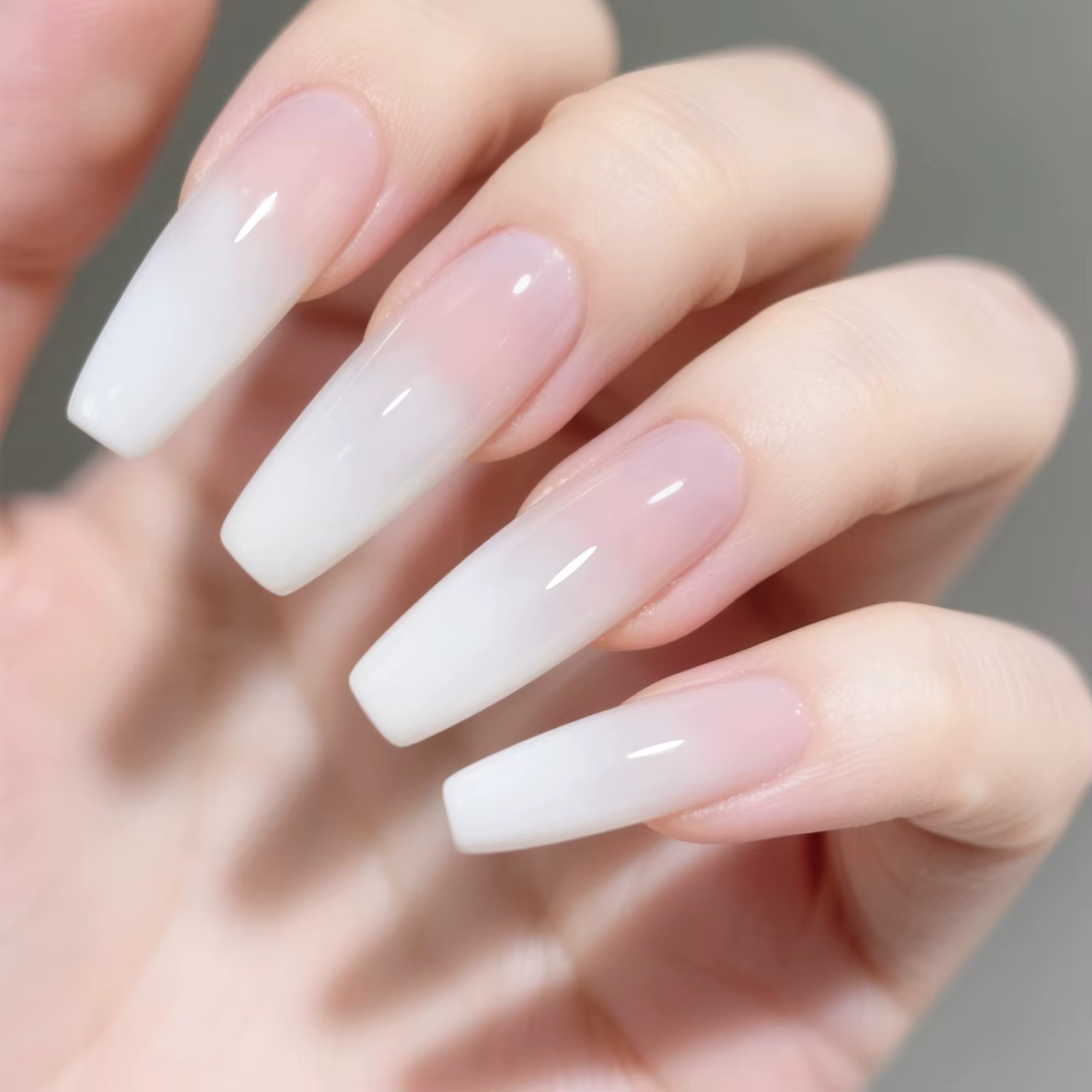 KODI JYJ blanc laiteux sans lingette vernis à ongles Gel 2 en 1 haute brillance gelée couleurs couche de finition Semi-permanent pas collant uv haut Gellac