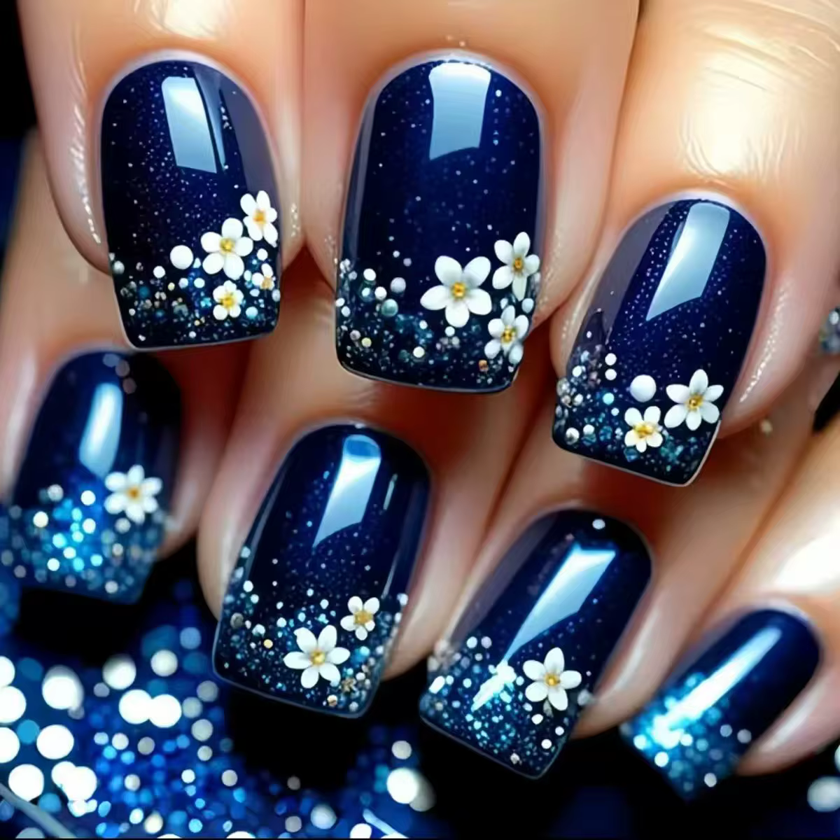 Faux ongles courts et moyens