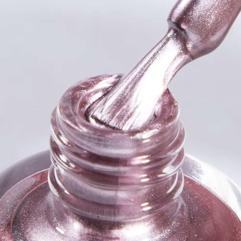 Tinovo Uno vernis à ongles métallique or Rose renforcement